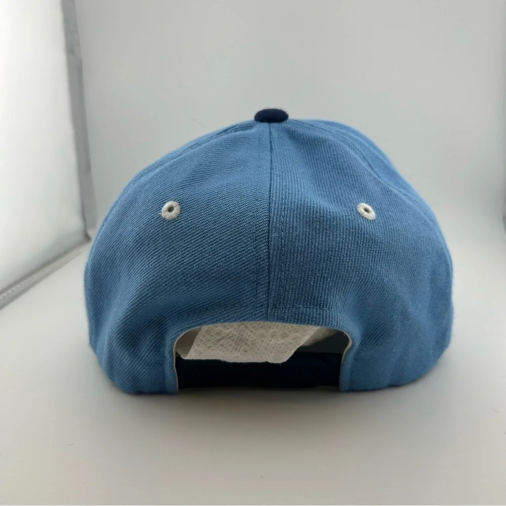 North Carolina Tar Heels Hat Snapback Zephyr Embroidered Ramses Carolina Blue